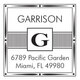 Garrison Square Address Labels Image 2 of 2